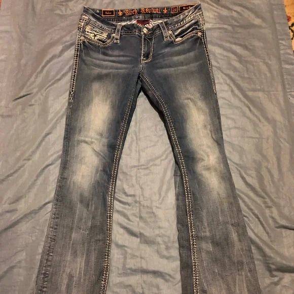 Rock revival jeans rock revival jeans size 29 Felina Great look feel and design - Picture 1 of 4